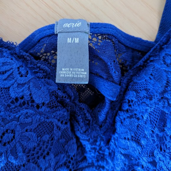 Aerie Padded Lace Bralette Size M - Picture 3 of 5